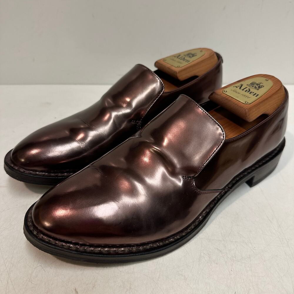 WORN ONCE Bruno Cucinelli Patent Leather Loafer Bronze Made in Italy 40 M 7 W 10